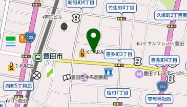 銀座グラティア 豊田駅前店(愛知県)の地図画像