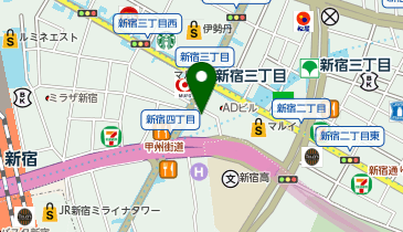 銀座グラティア 新宿店(東京都)の地図画像