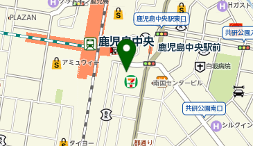 銀座グラティア 鹿児島店(鹿児島県)の地図画像