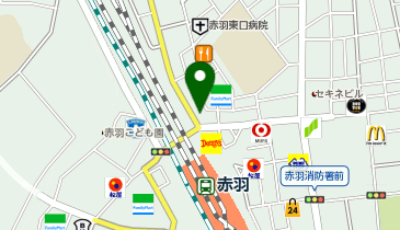 銀座グラティア 赤羽店(東京都)の地図画像