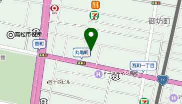 銀座グラティア 高松丸亀町グリーン店(香川県)の地図画像