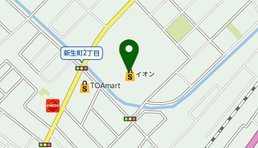 日本一 イオン登別店の地図画像