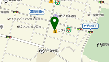 日本一 パルクアベニューカワトク店の地図画像