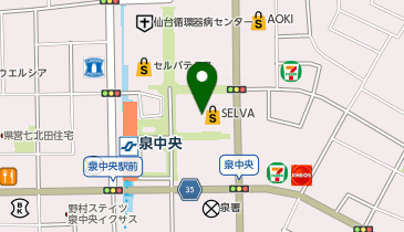 日本一 仙台セルバ店の地図画像