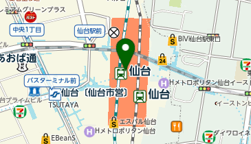日本一 エスパル仙台店の地図画像