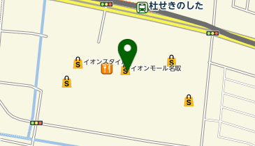 日本一 イオンモール名取店の地図画像