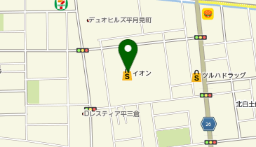 日本一 イオンいわき店の地図画像
