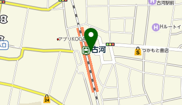日本一 VAL古河駅ビル店の地図画像