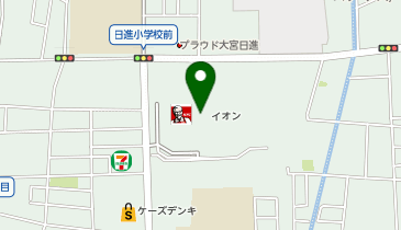 日本一 イオン大宮店の地図画像