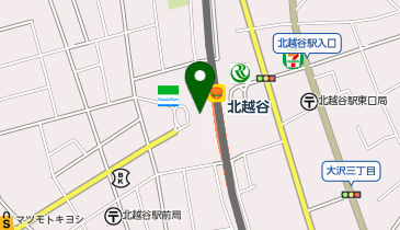 日本一 北越谷店の地図画像