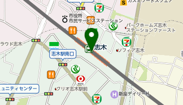 日本一 東武EQUIA志木店の地図画像