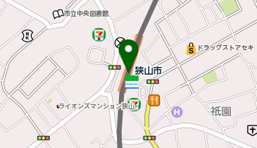 日本一 エミオ狭山市店の地図画像