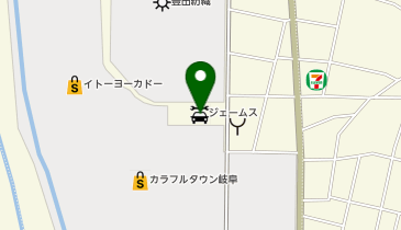 日本一 カラフルタウン岐阜店の地図画像