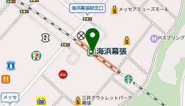 日本一 ペリエ海浜幕張店の地図画像