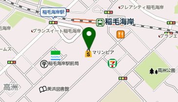 日本一 イオンマリンピア店の地図画像