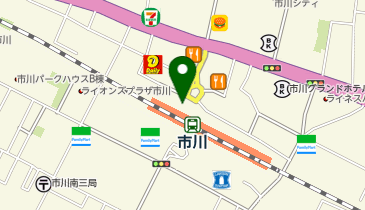 日本一 シャポー市川店の地図画像