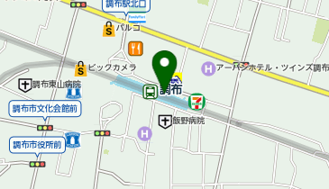 日本一 トリエ京王調布店の地図画像