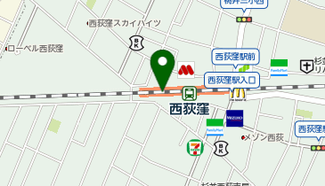 日本一 西友西荻窪店の地図画像