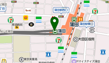 日本一 蒲田東急プラザ店の地図画像