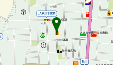 日本一 あきるのプレイス店の地図画像
