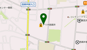 日本一 アリオ西新井店の地図画像