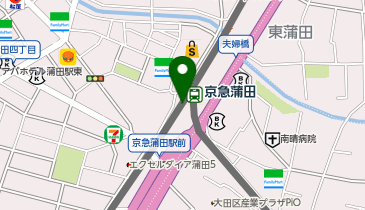 日本一 ウィングキッチン京急蒲田店の地図画像