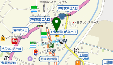 日本一 まるい食遊館戸塚店の地図画像