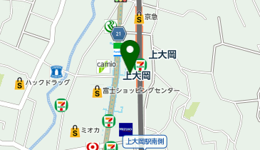 日本一 ウィング上大岡店の地図画像