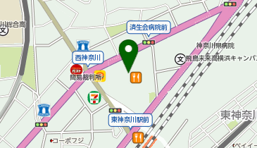 日本一 イオン東神奈川店の地図画像