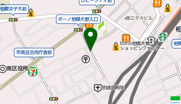 日本一 ボーノ相模大野店の地図画像