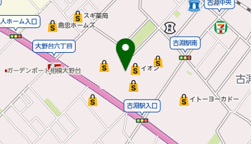 日本一 イオン相模原店の地図画像