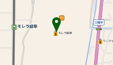 日本一 モレラ岐阜店の地図画像