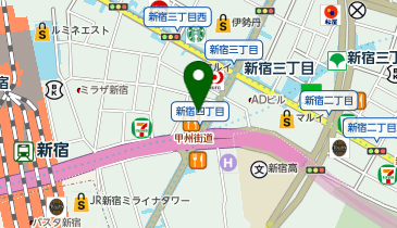 【BoConcept】新宿店の地図画像