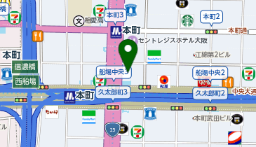 【BoConcept】大阪本町店の地図画像