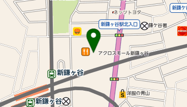 JEWEL CAFE アクロスモール新鎌ケ谷店の地図画像