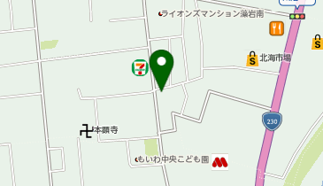 JEWEL CAFE 札幌藻岩店の地図画像