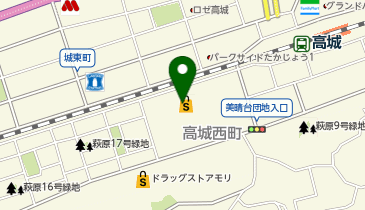 JEWEL CAFE イオン高城店の地図画像