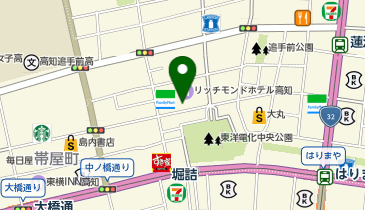 JEWEL CAFE 高知帯屋町店の地図画像