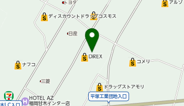 JEWEL CAFE ライフガーデン甘木店の地図画像
