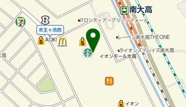 JEWEL CAFE イオンモール大高店の地図画像