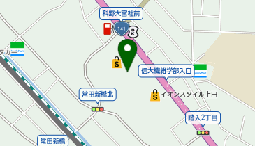 JEWEL CAFE イオンスタイル上田店の地図画像