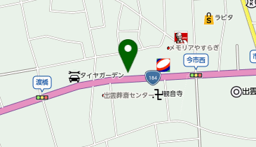 JEWEL CAFE 出雲渡橋店の地図画像