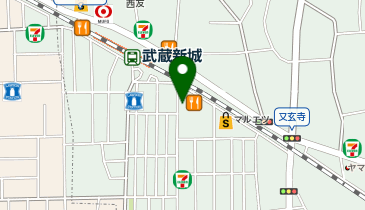 JEWEL CAFE 武蔵新城店の地図画像