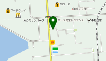 JEWEL CAFE 小野田店の地図画像