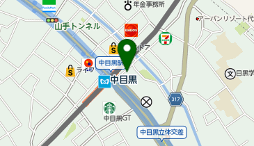 JEWEL CAFE 中目黒店の地図画像