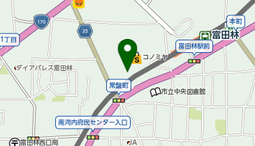 JEWEL CAFE コノミヤ富田林店の地図画像