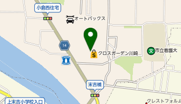 JEWEL CAFE クロスガーデン川崎店の地図画像