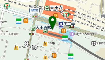 REVIVE KITCHEN THREE あべのハルカス近鉄本店の地図画像