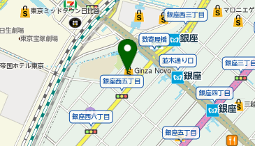 REVIVE KITCHEN THREE ロッテ免税店JAPAN銀座店の地図画像