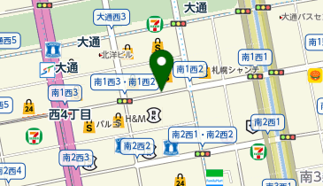 REVIVE KITCHEN THREE 丸井今井札幌本店の地図画像